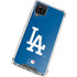MLB Los Angeles Dodgers - Solid Distressed Galaxy A12 Clear Case
