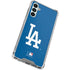 MLB Los Angeles Dodgers - Solid Distressed Galaxy A14 5G Clear Case