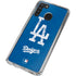 MLB Los Angeles Dodgers - Solid Distressed Galaxy A21 Clear Case