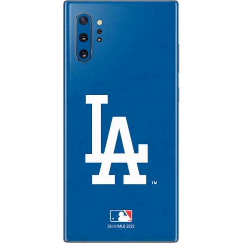 MLB Los Angeles Dodgers - Solid Distressed Galaxy Note 10 Plus Skin