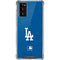 MLB Los Angeles Dodgers - Solid Distressed Galaxy Note20 5G Clear Case