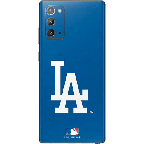 MLB Los Angeles Dodgers - Solid Distressed Galaxy Note20 5G Skin