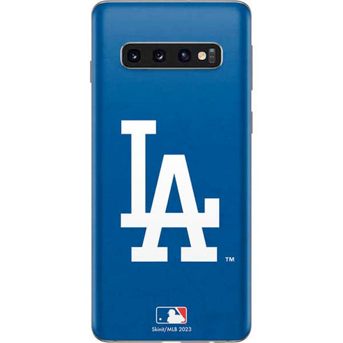MLB Los Angeles Dodgers - Solid Distressed Galaxy S10 Skin