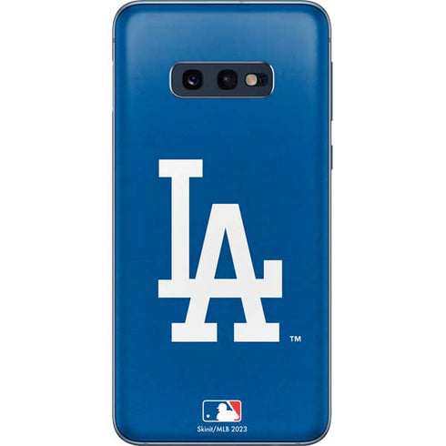 MLB Los Angeles Dodgers - Solid Distressed Galaxy S10e Skin