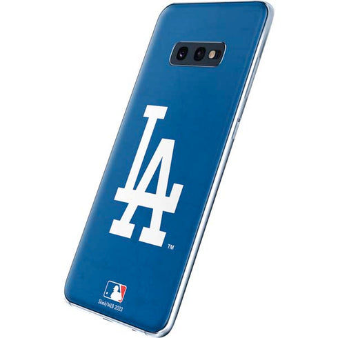 MLB Los Angeles Dodgers - Solid Distressed Galaxy S10e Skin