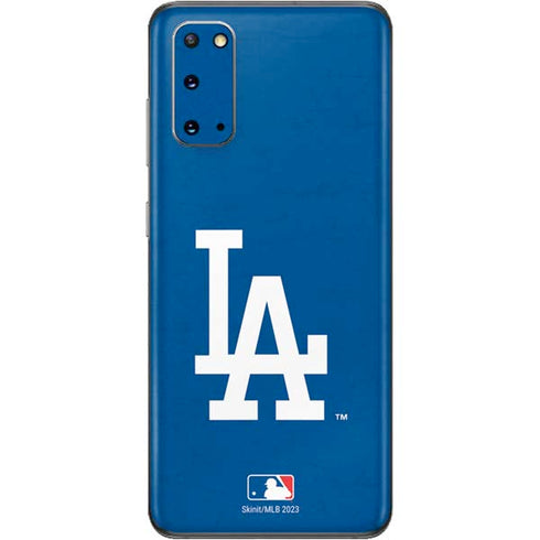 MLB Los Angeles Dodgers - Solid Distressed Galaxy S20 Skin