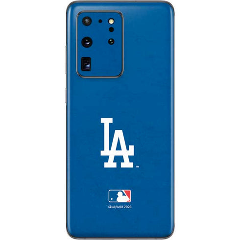 MLB Los Angeles Dodgers - Solid Distressed Galaxy S20 Ultra 5G Skin