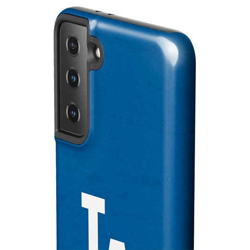 MLB Los Angeles Dodgers - Solid Distressed Galaxy S21 Plus 5G Pro Case