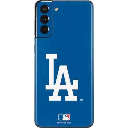 MLB Los Angeles Dodgers - Solid Distressed Galaxy S21 Plus 5G Skin