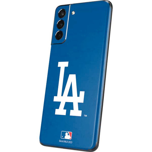 MLB Los Angeles Dodgers - Solid Distressed Galaxy S21 Plus 5G Skin