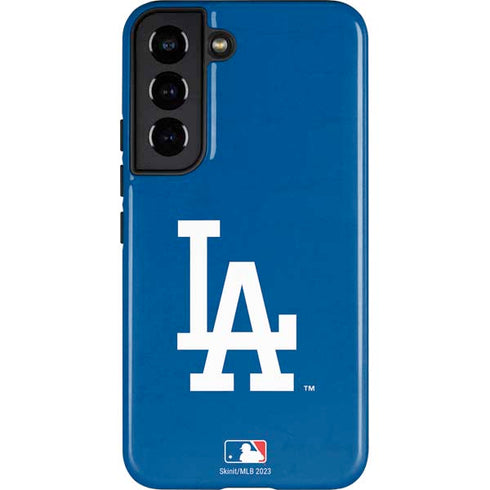 MLB Los Angeles Dodgers - Solid Distressed Galaxy S22 Pro Case