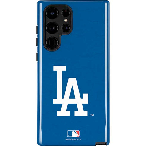 MLB Los Angeles Dodgers - Solid Distressed Galaxy S22 Ultra Pro Case