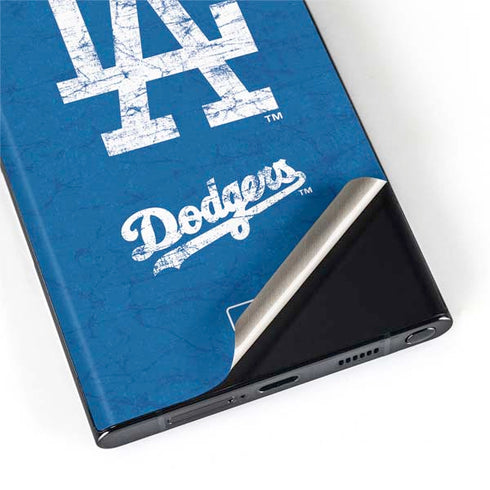 MLB Los Angeles Dodgers - Solid Distressed Galaxy S22 Ultra Skin