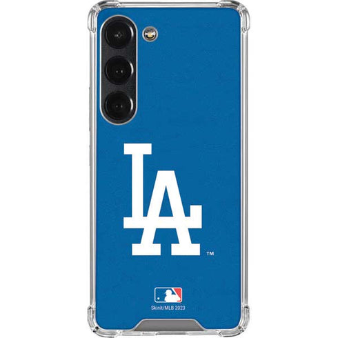 MLB Los Angeles Dodgers - Solid Distressed Galaxy S23 Clear Case