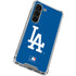 MLB Los Angeles Dodgers - Solid Distressed Galaxy S23 Clear Case