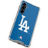 MLB Los Angeles Dodgers - Solid Distressed Galaxy S23 FE Clear Case