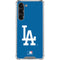 MLB Los Angeles Dodgers - Solid Distressed Galaxy S23 Plus Clear Case