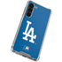 MLB Los Angeles Dodgers - Solid Distressed Galaxy S23 Plus Clear Case