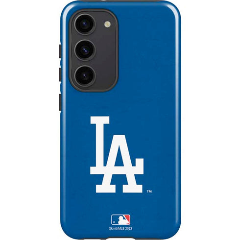 MLB Los Angeles Dodgers - Solid Distressed Galaxy S23 Pro Case