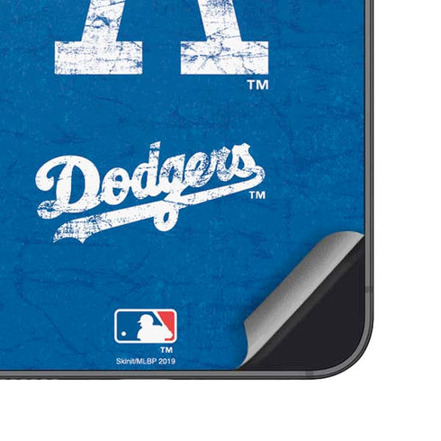 MLB Los Angeles Dodgers - Solid Distressed Galaxy S23 Skin