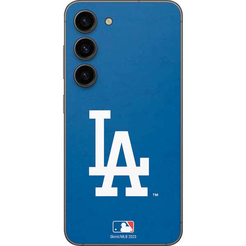 MLB Los Angeles Dodgers - Solid Distressed Galaxy S23 Skin