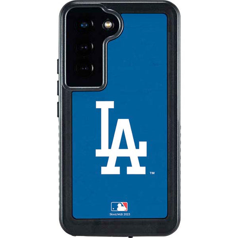 MLB Los Angeles Dodgers - Solid Distressed Galaxy S23 Waterproof Case