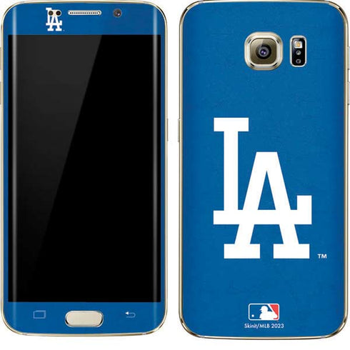 MLB Los Angeles Dodgers - Solid Distressed Galaxy S7 Edge Skin