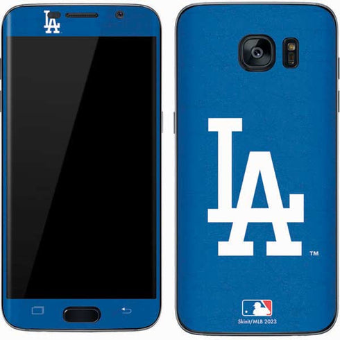 MLB Los Angeles Dodgers - Solid Distressed Galaxy S7 Skin