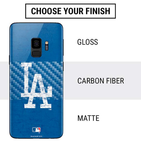 MLB Los Angeles Dodgers - Solid Distressed Galaxy S9 Skin