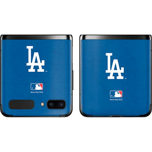 MLB Los Angeles Dodgers - Solid Distressed Galaxy Z Flip Skin
