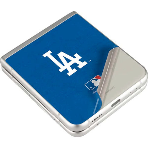 MLB Los Angeles Dodgers - Solid Distressed Galaxy Z Flip4 5G Skin