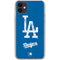 MLB Los Angeles Dodgers - Solid Distressed iPhone 11 Clear Case