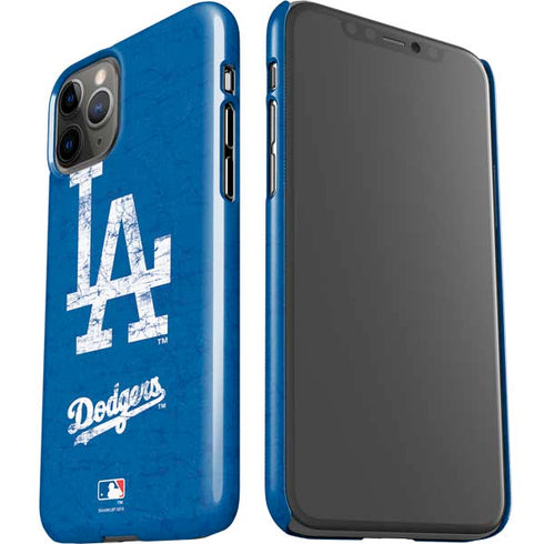 MLB Los Angeles Dodgers - Solid Distressed iPhone 11 Pro Lite Case