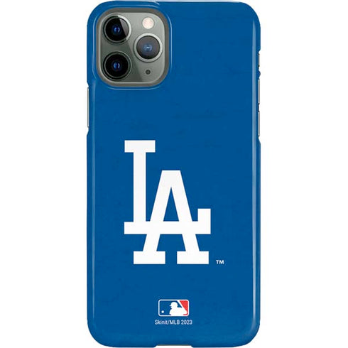 MLB Los Angeles Dodgers - Solid Distressed iPhone 11 Pro Lite Case