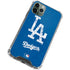MLB Los Angeles Dodgers - Solid Distressed iPhone 11 Pro Max Clear Case