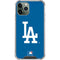 MLB Los Angeles Dodgers - Solid Distressed iPhone 11 Pro Max Clear Case