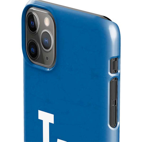 MLB Los Angeles Dodgers - Solid Distressed iPhone 11 Pro Max Lite Case