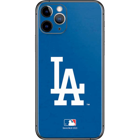 MLB Los Angeles Dodgers - Solid Distressed iPhone 11 Pro Skin