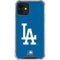 MLB Los Angeles Dodgers - Solid Distressed iPhone 12 Clear Case