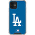 MLB Los Angeles Dodgers - Solid Distressed iPhone 12 Clear Case