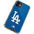 MLB Los Angeles Dodgers - Solid Distressed iPhone 12 Clear Case