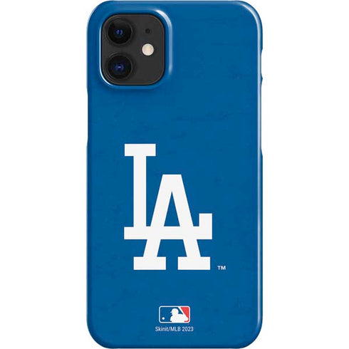 MLB Los Angeles Dodgers - Solid Distressed iPhone 12 Mini Lite Case