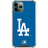 MLB Los Angeles Dodgers - Solid Distressed iPhone 12 Pro Clear Case
