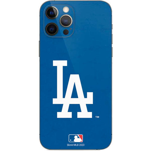 MLB Los Angeles Dodgers - Solid Distressed iPhone 12 Pro Skin