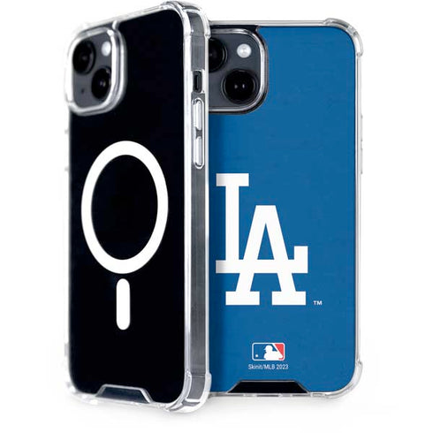 MLB Los Angeles Dodgers - Solid Distressed iPhone 13 MagSafe Case