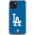 MLB Los Angeles Dodgers - Solid Distressed iPhone 13 Mini Clear Case