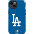 MLB Los Angeles Dodgers - Solid Distressed iPhone 15 Plus Impact Case