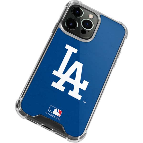 iPhone 14 Pro Max Los Angeles Dodgers Solid Distressed Clear