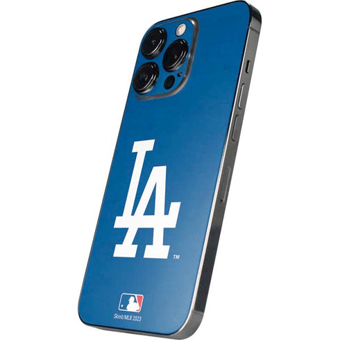 MLB Los Angeles Dodgers - Solid Distressed iPhone 15 Pro Skin