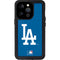 MLB Los Angeles Dodgers - Solid Distressed iPhone 14 Pro Waterproof Case